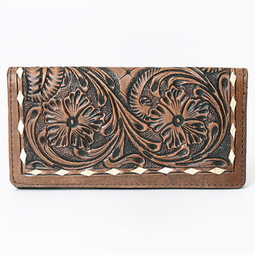 OHLAY WALLET Hand Tooled Genuine Leather women bag western handbag purse